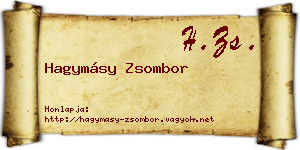 Hagymásy Zsombor névjegykártya